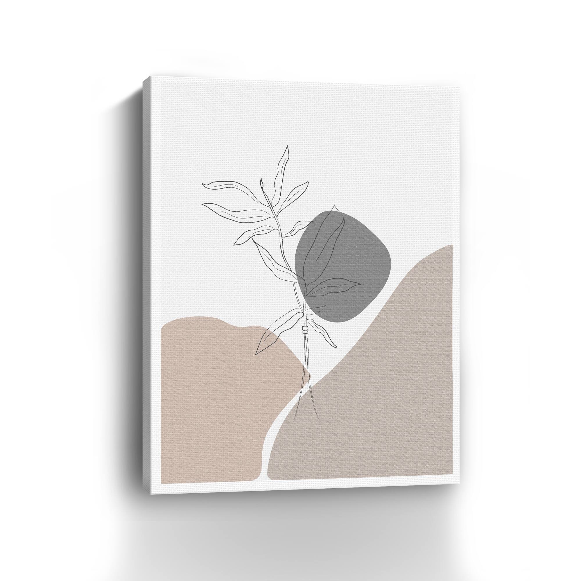 Knitted Lines Canvas Giclee